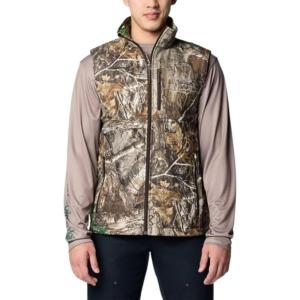 Columbia mens Phg Ascender II Softshell Vest(Realtree Edge)