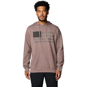 Columbia mens Phg Game Flag Ii HoodieHooded Sweatshirt(Iron/Black Hunt Flag)