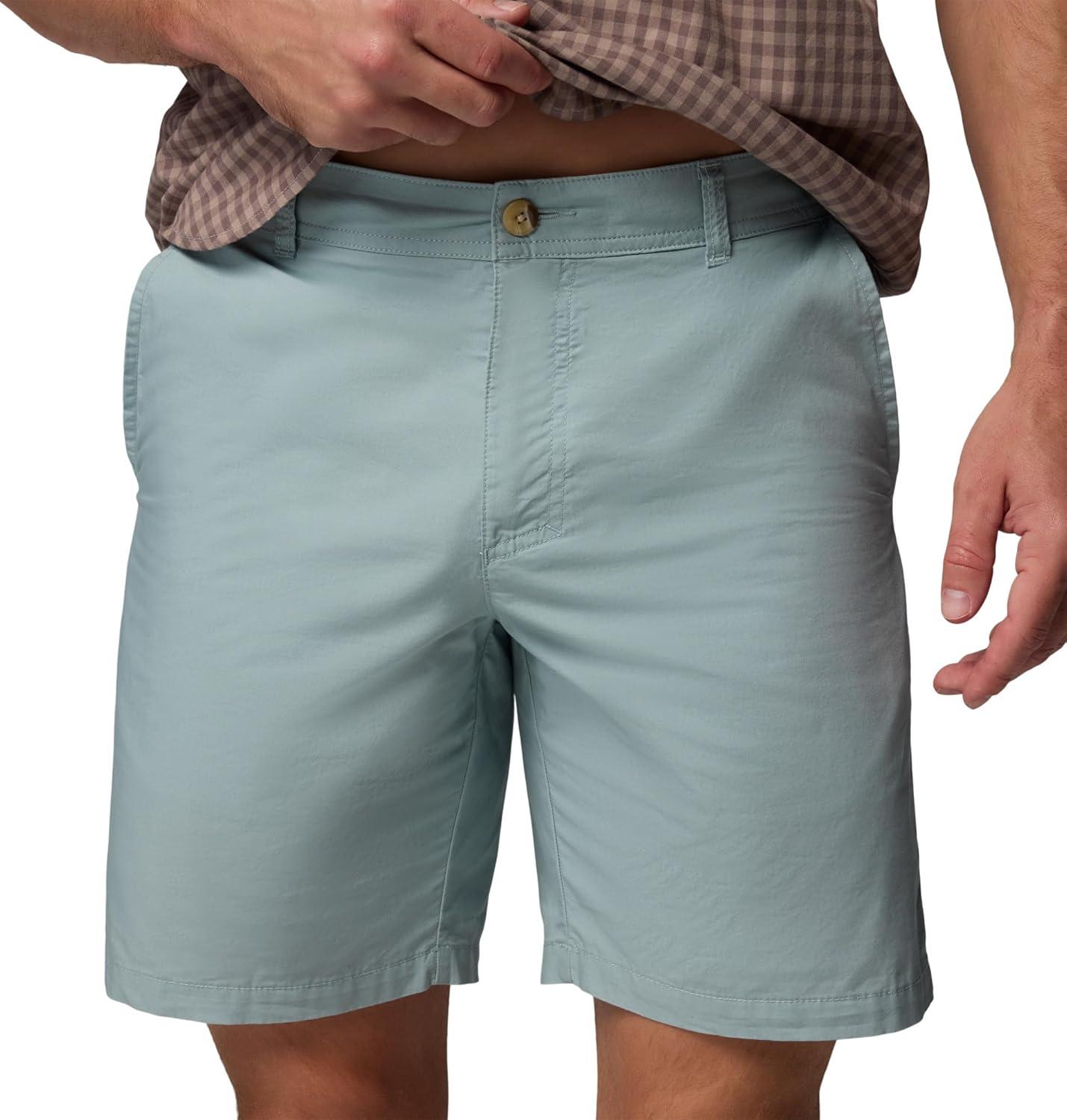 imageColumbia Mens Washed Out Short Cotton Classic FitCrushed Blue