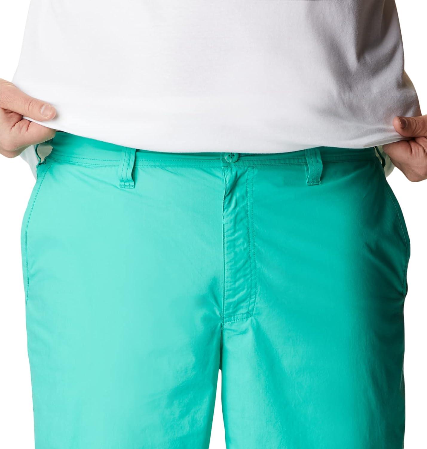 imageColumbia Mens Washed Out Short Cotton Classic FitElectric Turquoise