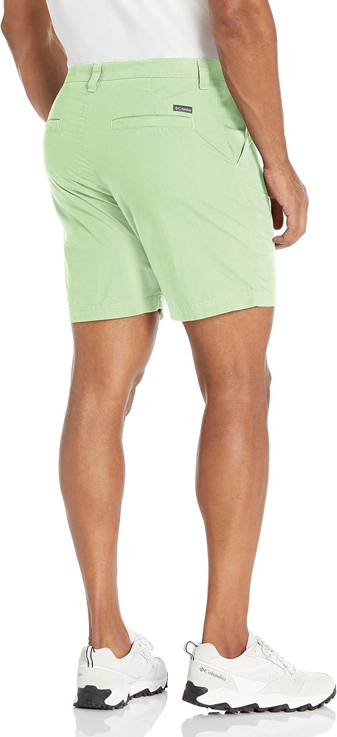 imageColumbia Mens Washed Out Short Cotton Classic FitIce Green