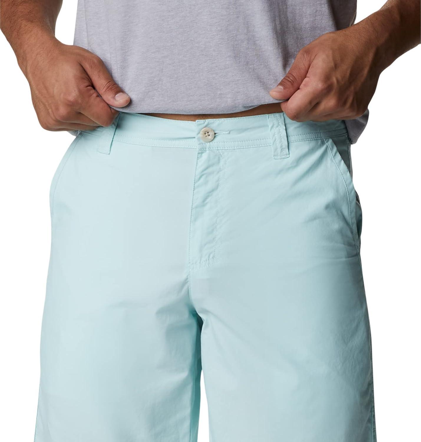 imageColumbia Mens Washed Out Short Cotton Classic FitIcy Morn