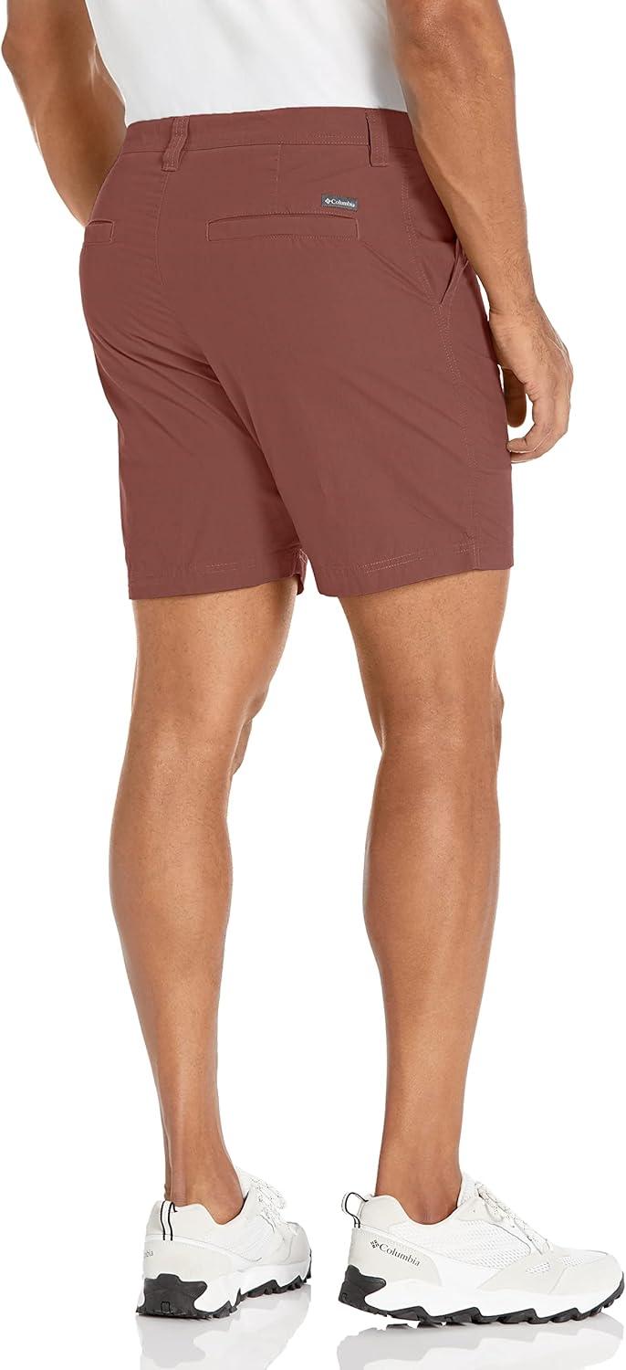 imageColumbia Mens Washed Out Short Cotton Classic FitLight Raisin