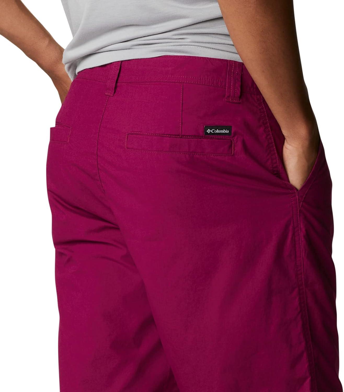 imageColumbia Mens Washed Out Short Cotton Classic FitRed Onion