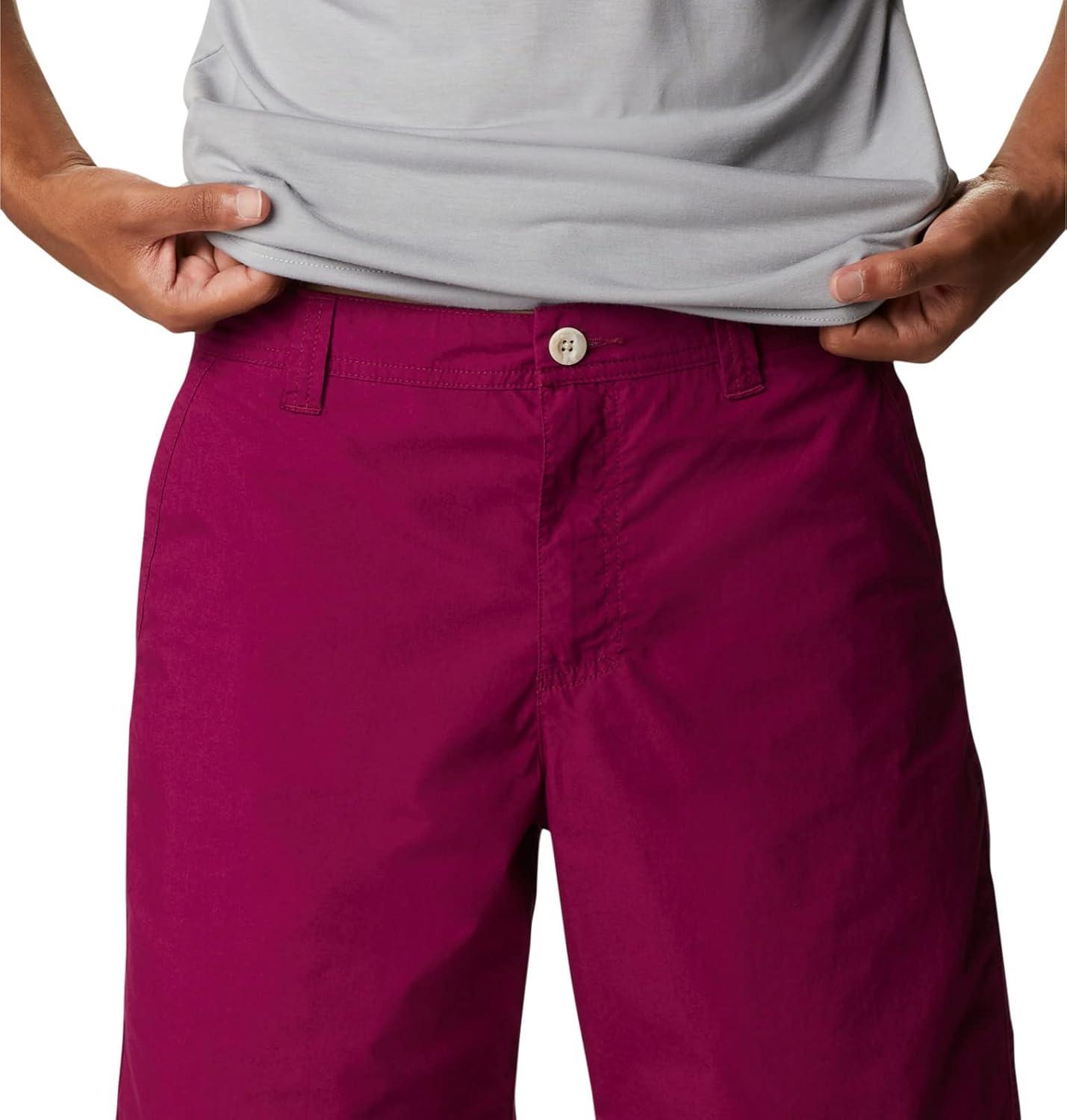 imageColumbia Mens Washed Out Short Cotton Classic FitRed Onion