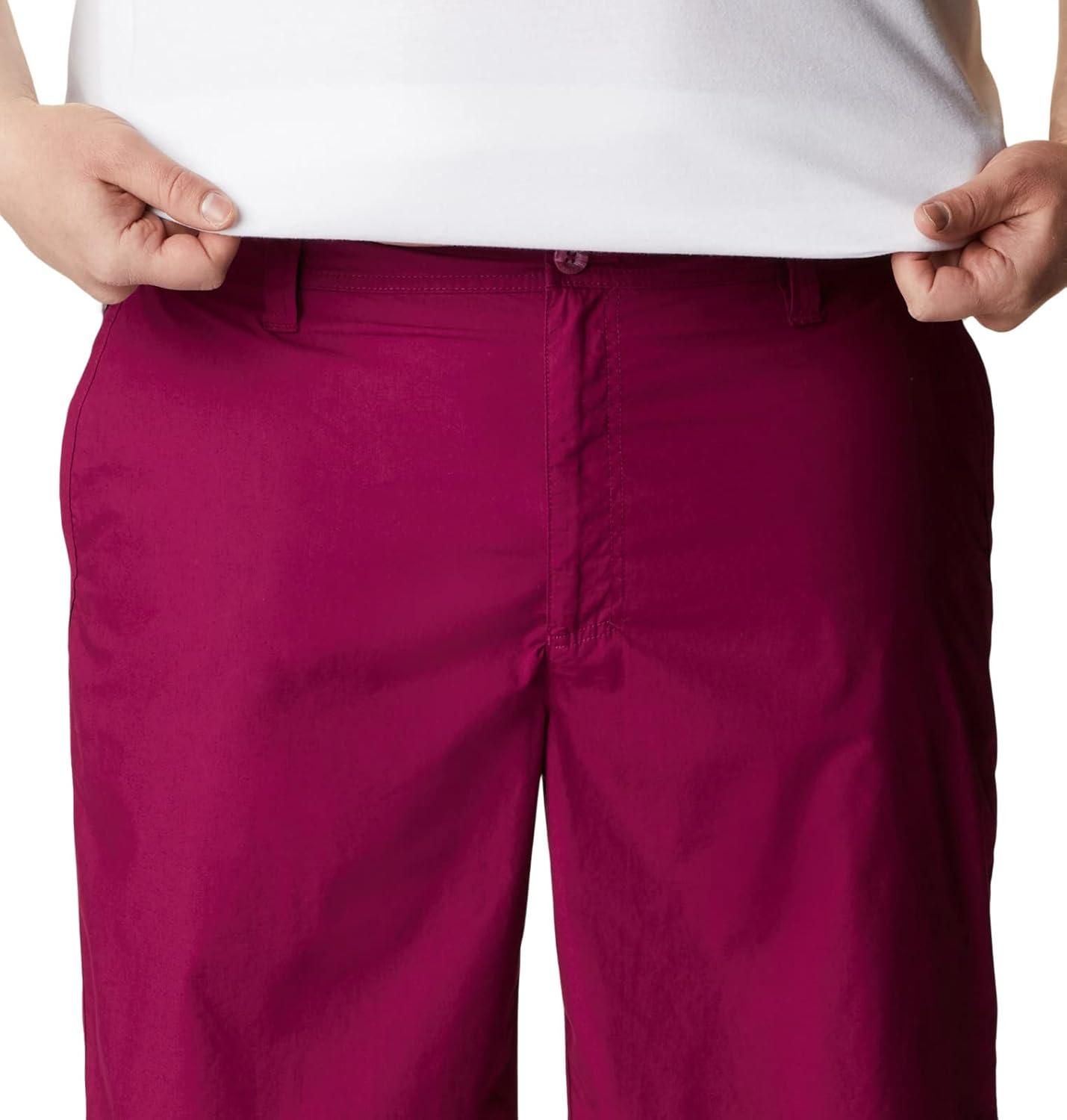 imageColumbia Mens Washed Out Short Cotton Classic FitRed Onion