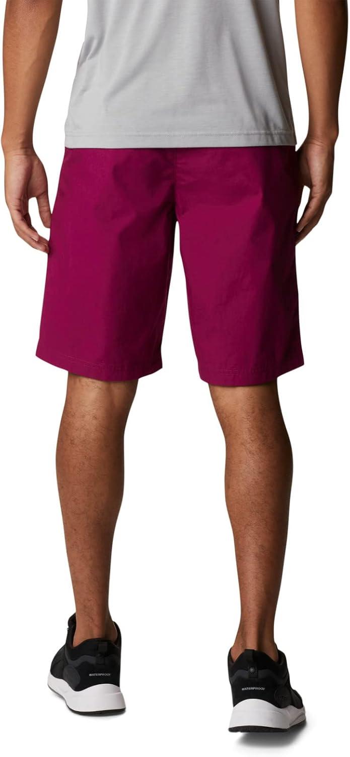 imageColumbia Mens Washed Out Short Cotton Classic FitRed Onion
