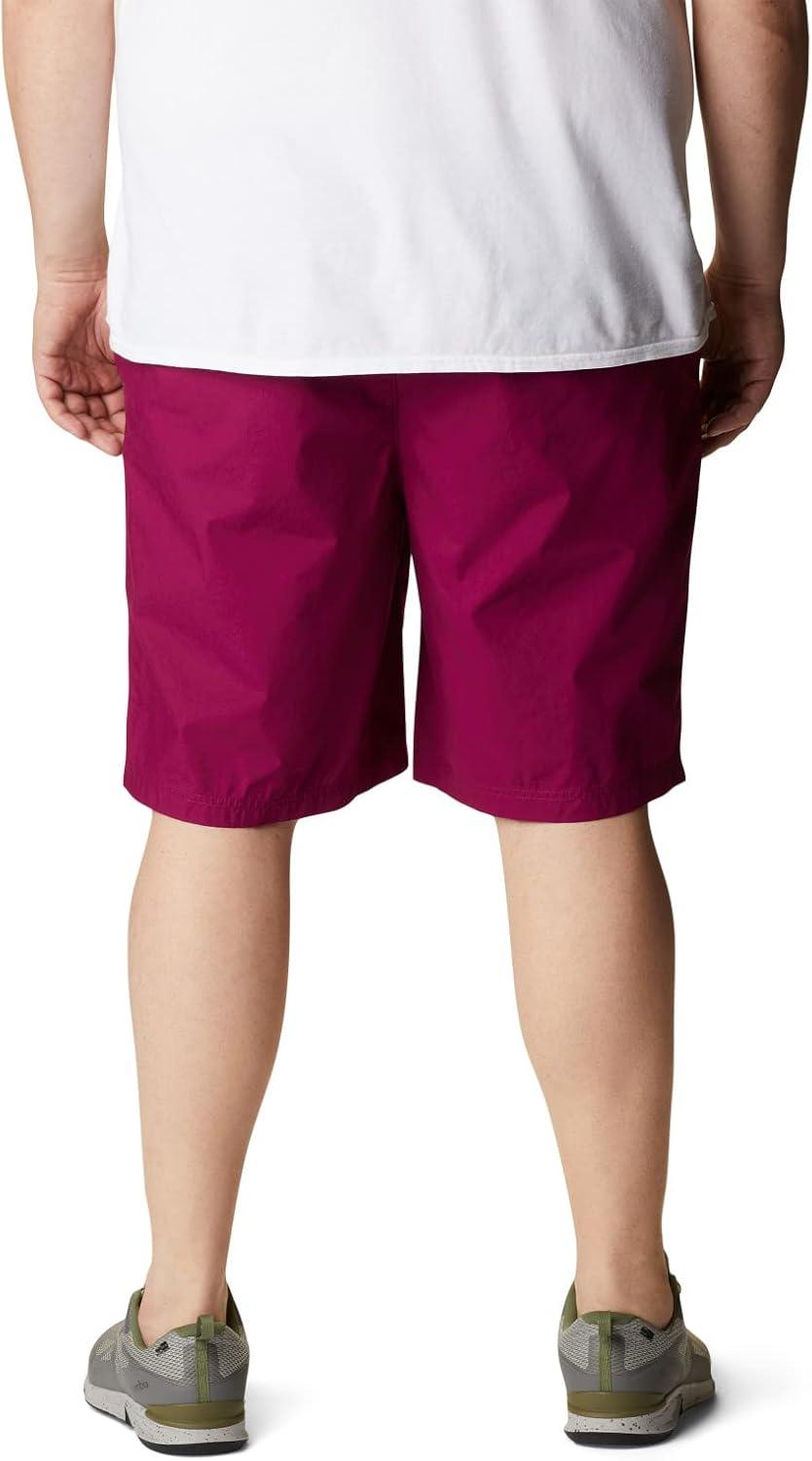 imageColumbia Mens Washed Out Short Cotton Classic FitRed Onion