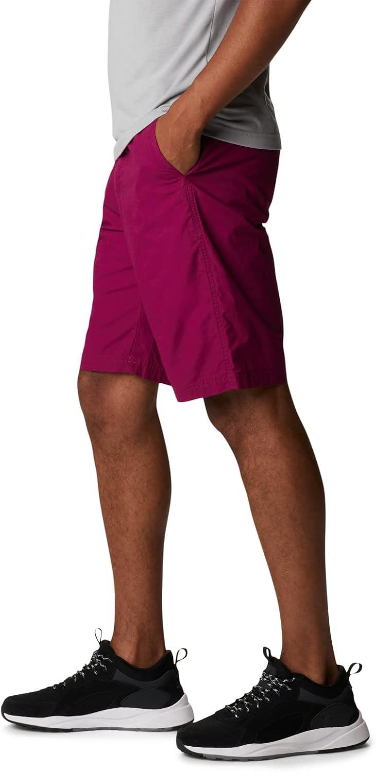 imageColumbia Mens Washed Out Short Cotton Classic FitRed Onion