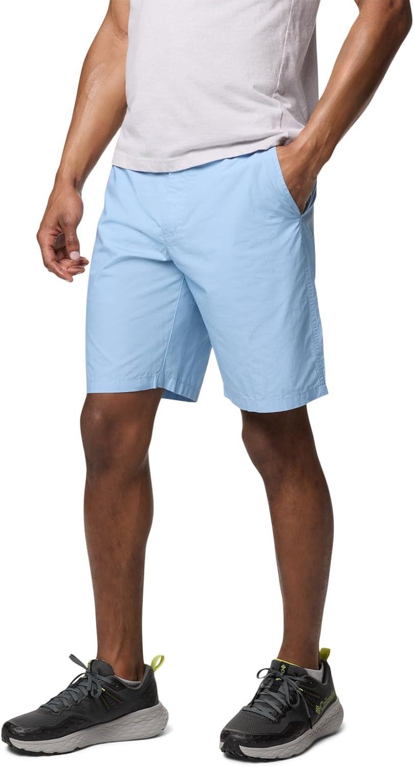 imageColumbia Mens Washed Out Short Cotton Classic FitRipple Blue