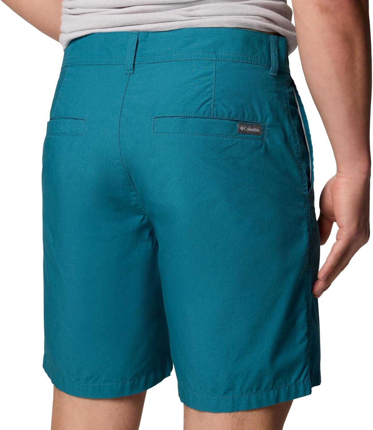 imageColumbia Mens Washed Out Short Cotton Classic FitRiver Blue