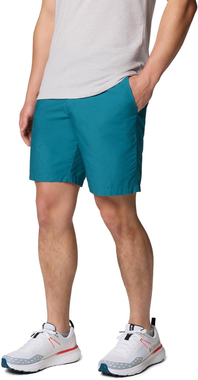 imageColumbia Mens Washed Out Short Cotton Classic FitRiver Blue