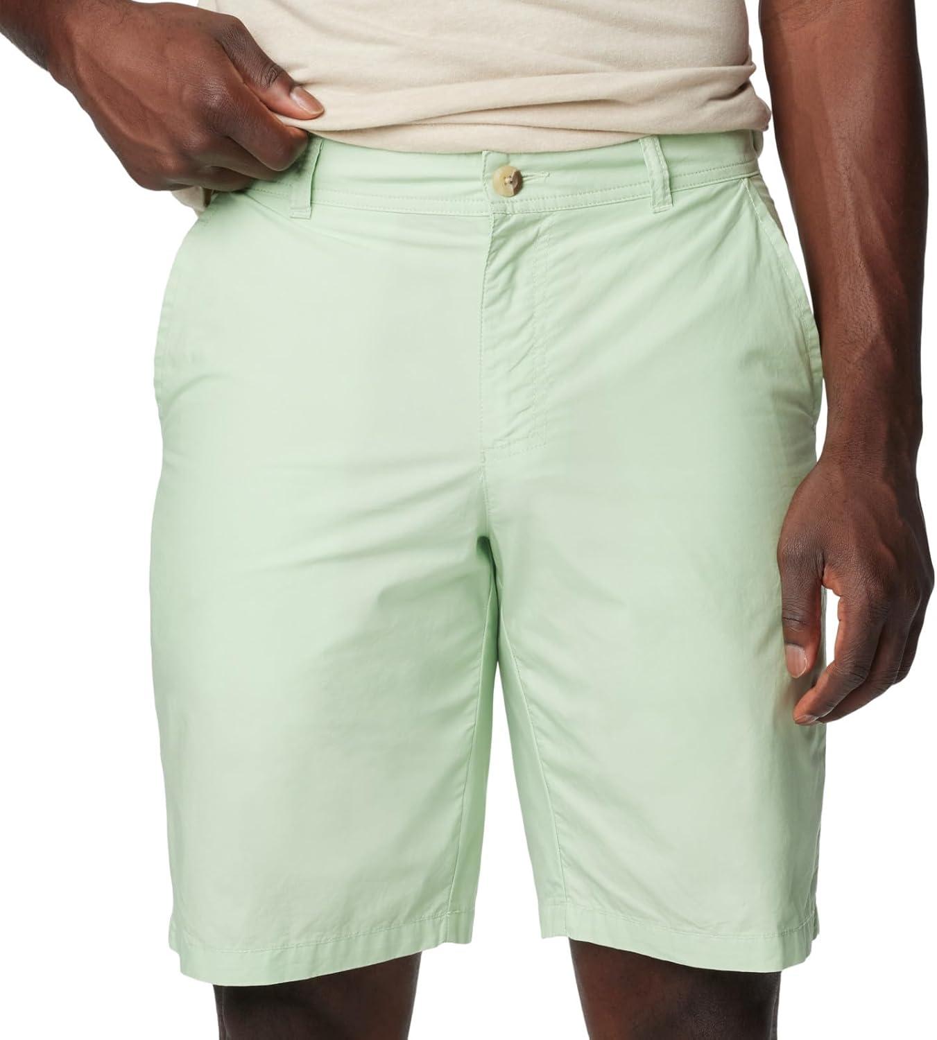 imageColumbia Mens Washed Out Short Cotton Classic FitSage Leaf