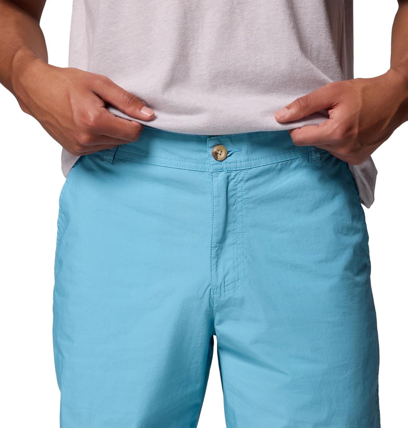 imageColumbia Mens Washed Out Short Cotton Classic FitVintage Blue