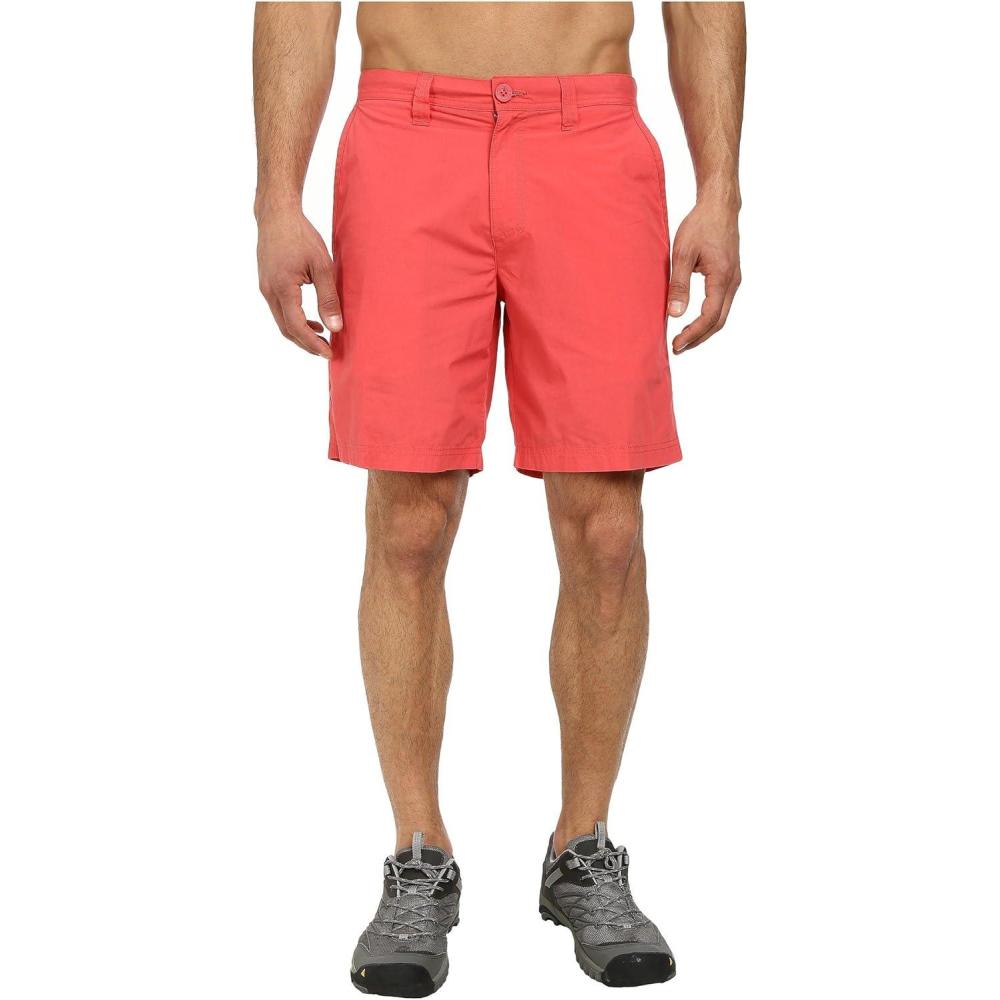 imageColumbia Mens Washed Out Short Cotton Classic FitClassic Sunset Red