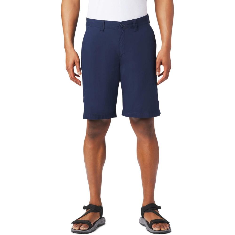imageColumbia Mens Washed Out Short Cotton Classic FitCollegiate Navy