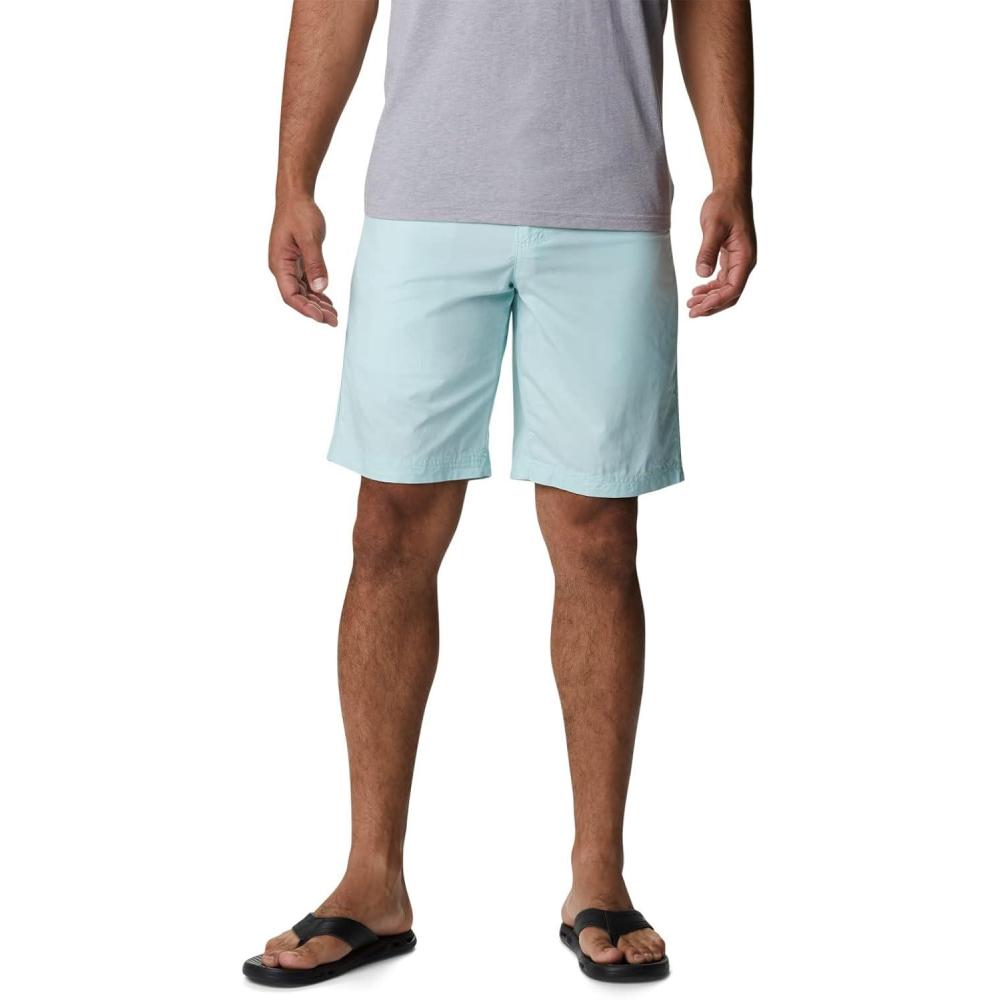 imageColumbia Mens Washed Out Short Cotton Classic FitIcy Morn