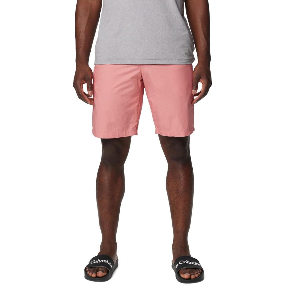 imageColumbia Mens Washed Out Short Cotton Classic FitPink Agave