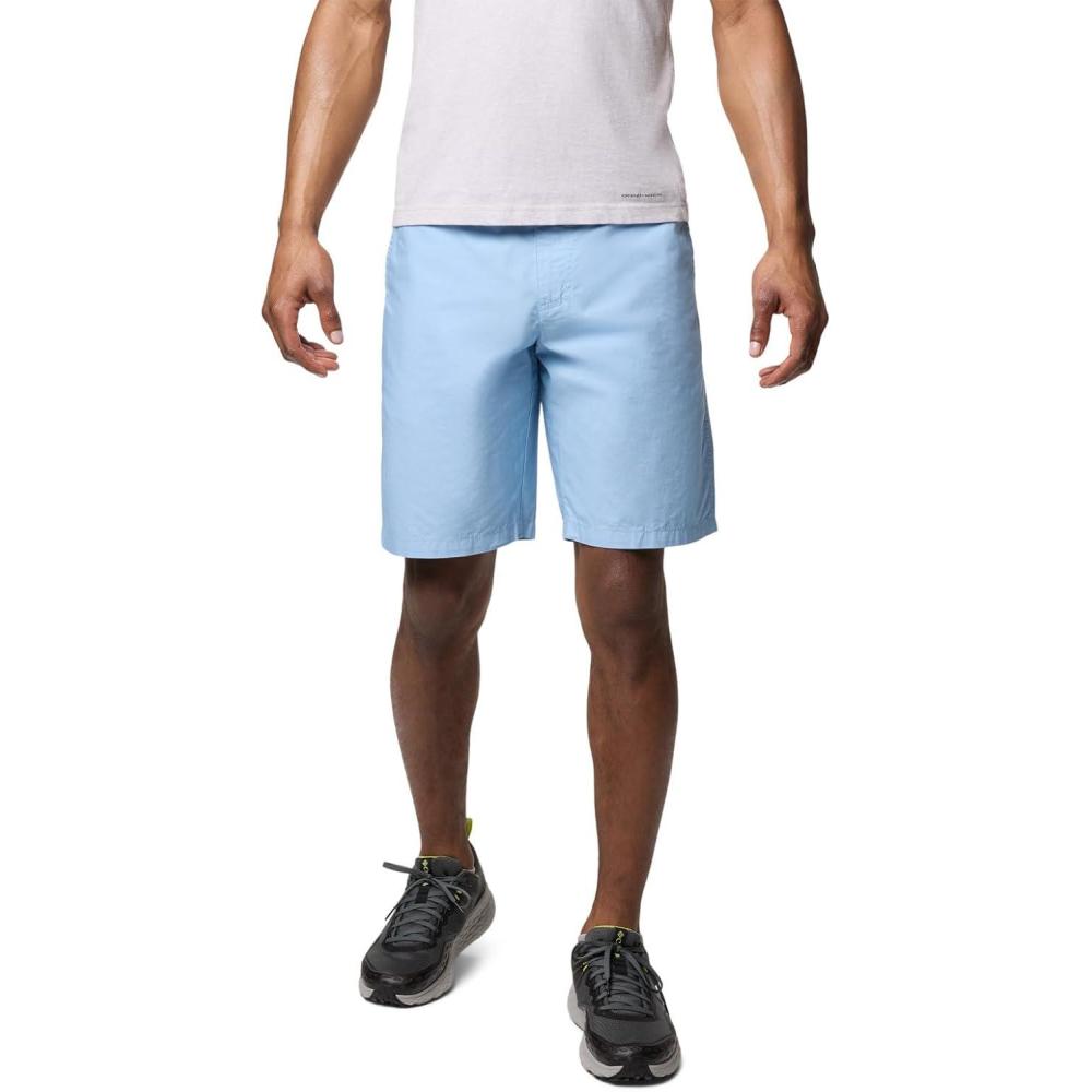imageColumbia Mens Washed Out Short Cotton Classic FitRipple Blue
