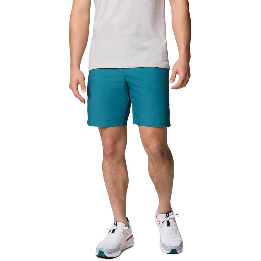 imageColumbia Mens Washed Out Short Cotton Classic FitRiver Blue