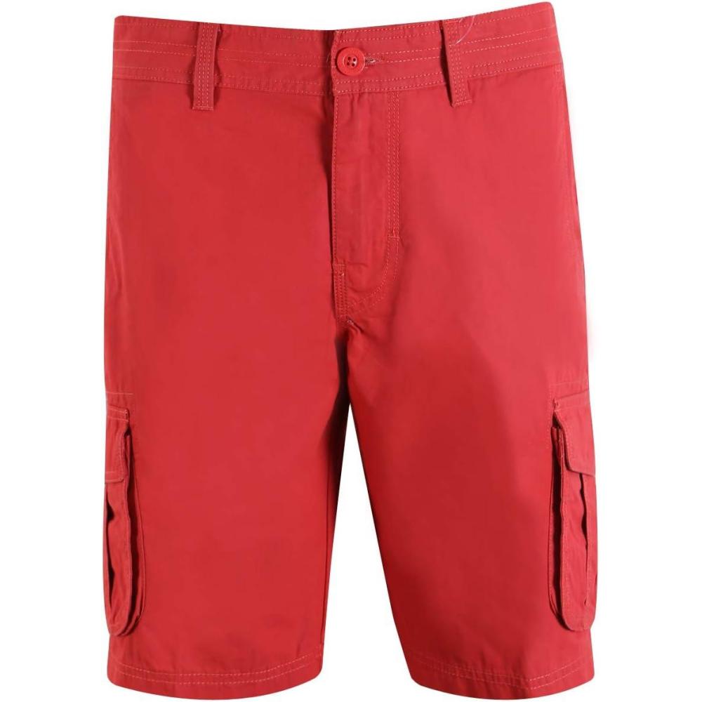 imageColumbia Mens Washed Out Short Cotton Classic FitSunset Red