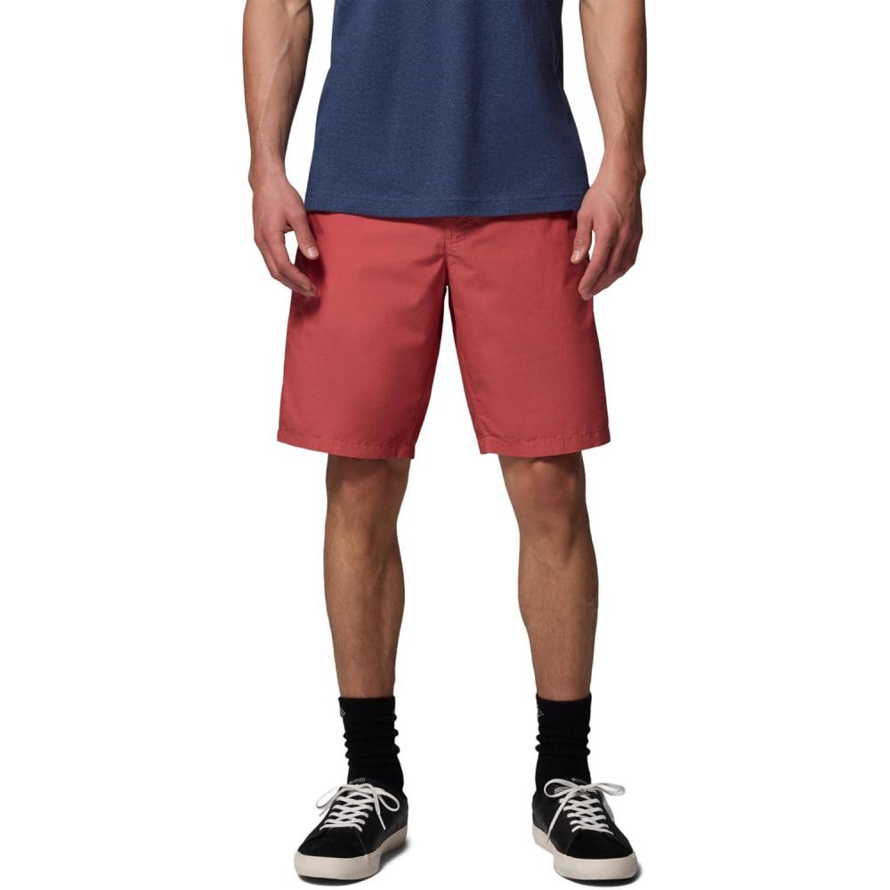 imageColumbia Mens Washed Out Short Cotton Classic FitWashed Red