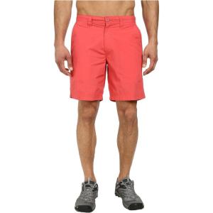 Columbia Men’s Washed Out Short, Cotton, Classic Fit(Classic Sunset Red)