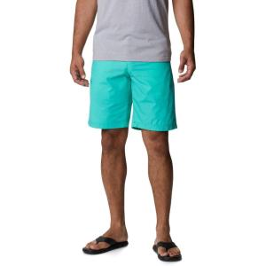 Columbia Men’s Washed Out Short, Cotton, Classic Fit(Electric Turquoise)