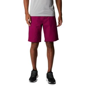 Columbia Men’s Washed Out Short, Cotton, Classic Fit(Red Onion)