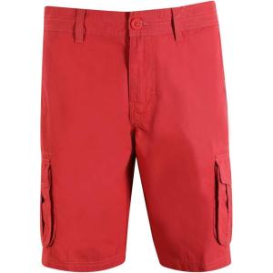 Columbia Men’s Washed Out Short, Cotton, Classic Fit(Sunset Red)