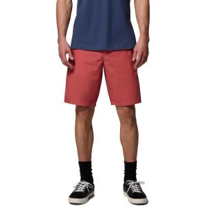 Columbia Men’s Washed Out Short, Cotton, Classic Fit(Washed Red)