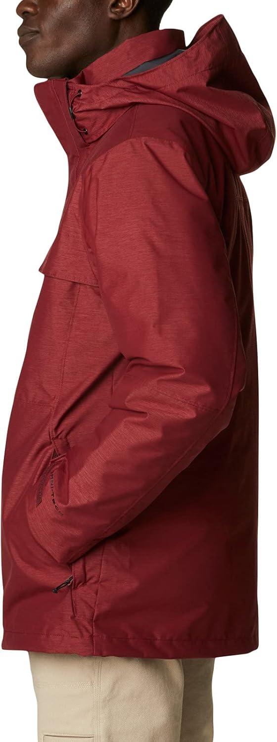 imageColumbia Mens Cloverdale Interchange JacketRed Jasper