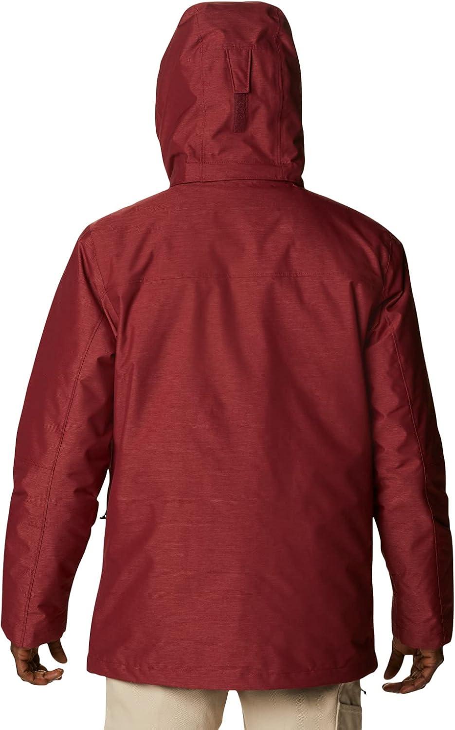imageColumbia Mens Cloverdale Interchange JacketRed Jasper