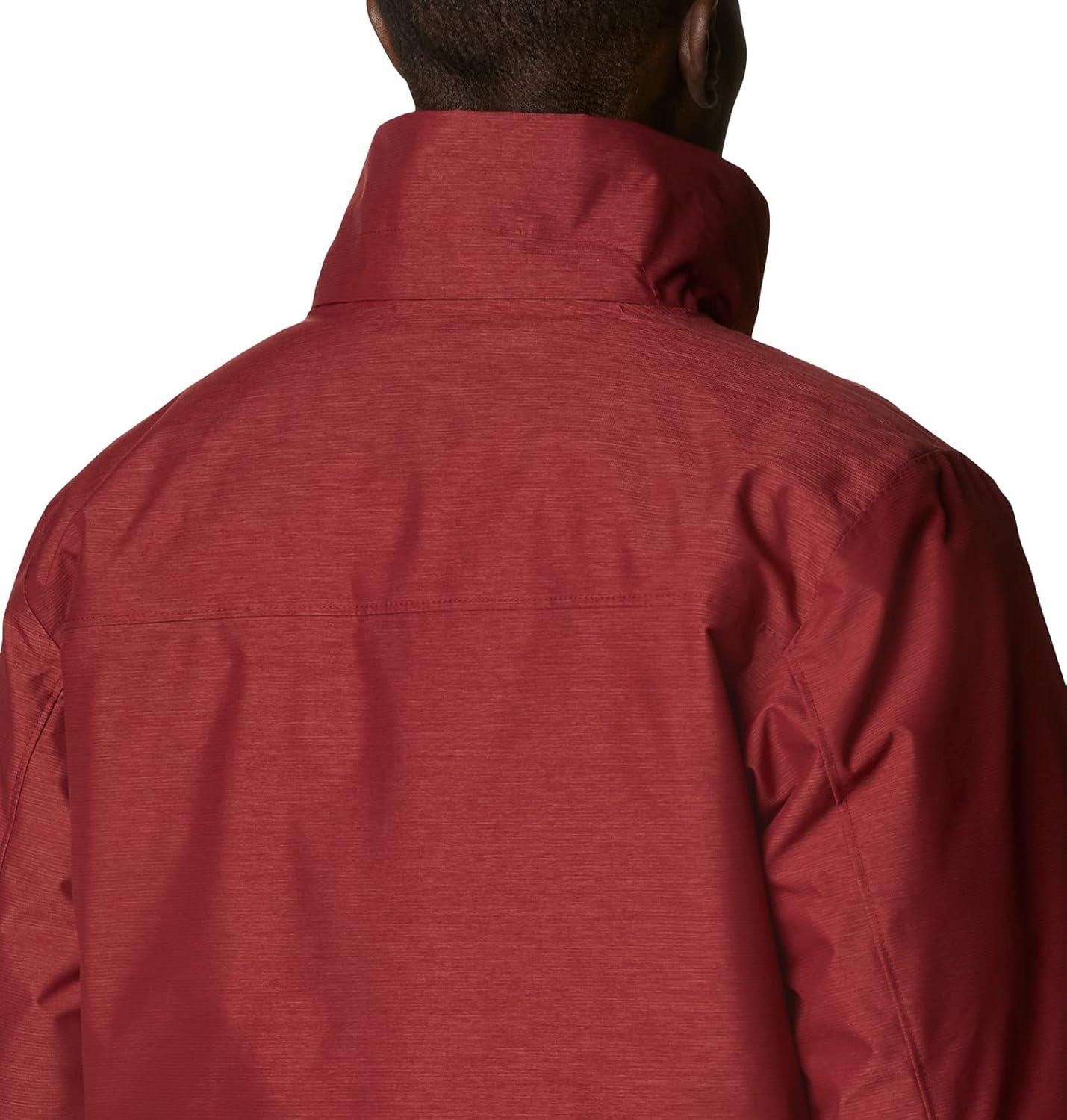 imageColumbia Mens Cloverdale Interchange JacketRed Jasper