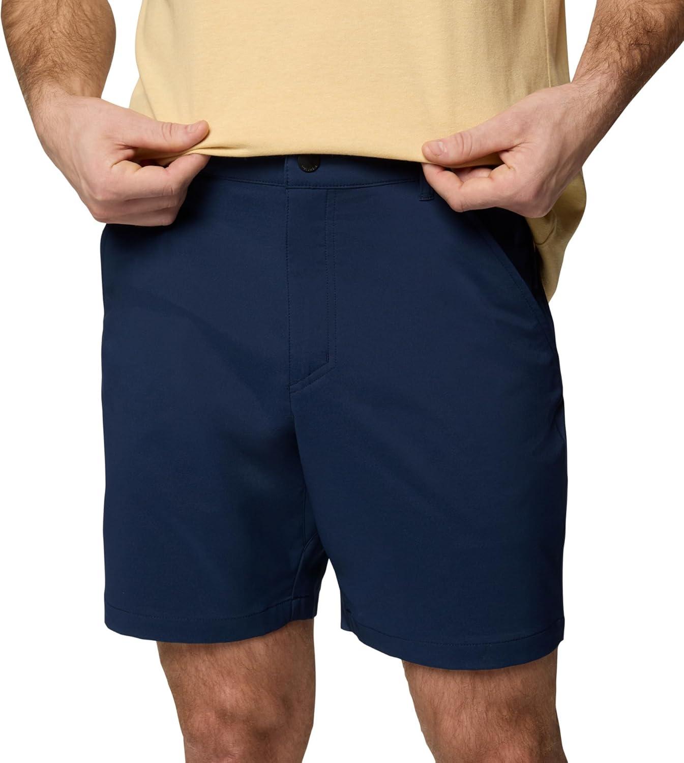 imageColumbia Mens Sage Peak Chino ShortCollegiate Navy
