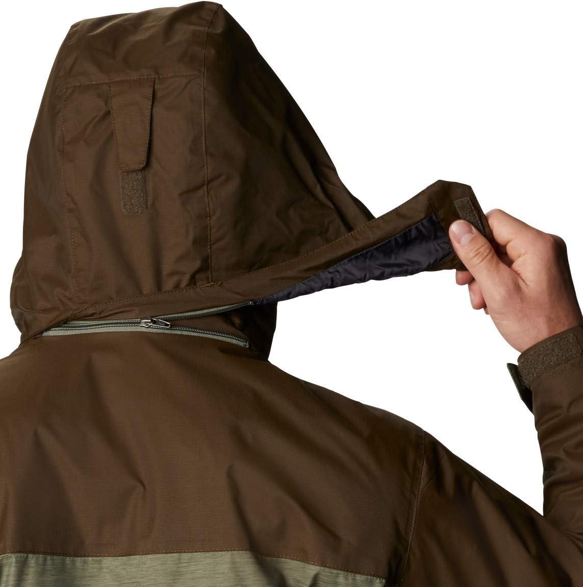 imageColumbia Mens Timberline Triple Interchange Winter JacketStone Green Jacquard TextureOlive Green