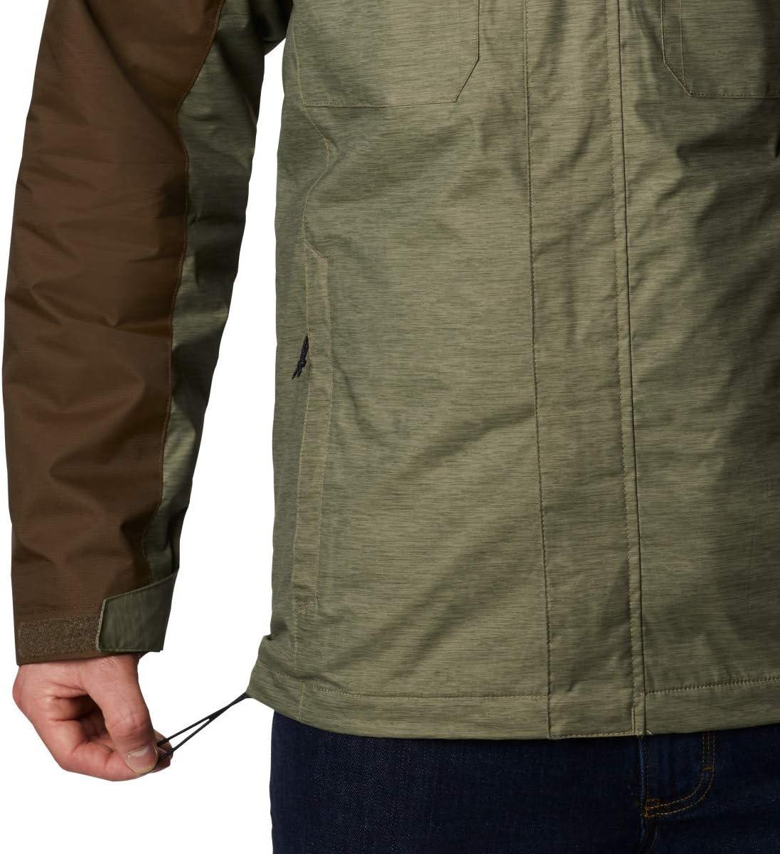 imageColumbia Mens Timberline Triple Interchange Winter JacketStone Green Jacquard TextureOlive Green