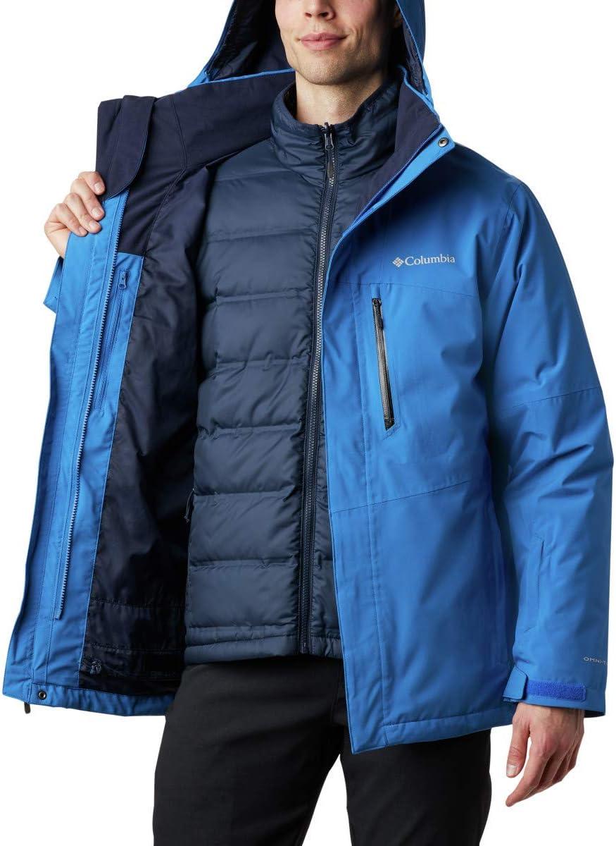 imageColumbia Mens Wild Card Interchange Jacket Thermal Reflective WarmthBright Indigo