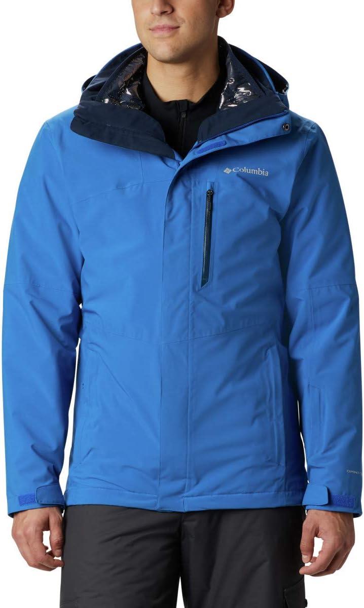 imageColumbia Mens Wild Card Interchange Jacket Thermal Reflective WarmthBright Indigo