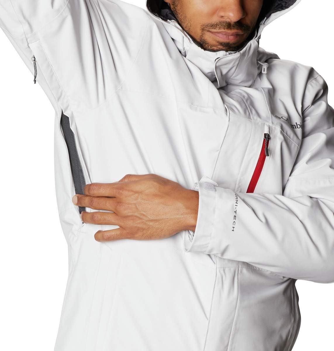 imageColumbia Mens Wild Card Interchange Jacket Thermal Reflective WarmthNimbus Grey