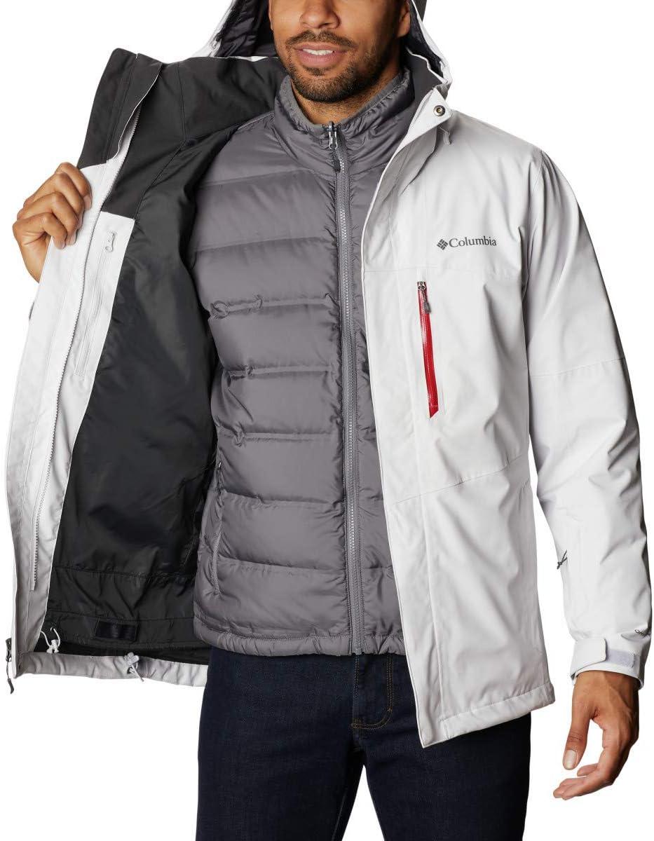 imageColumbia Mens Wild Card Interchange Jacket Thermal Reflective WarmthNimbus Grey