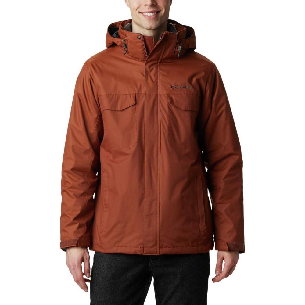 imageColumbia Mens Timberline Triple Interchange Winter JacketDark Amber