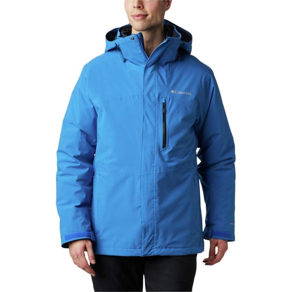 imageColumbia Mens Wild Card Interchange Jacket Thermal Reflective WarmthBright Indigo