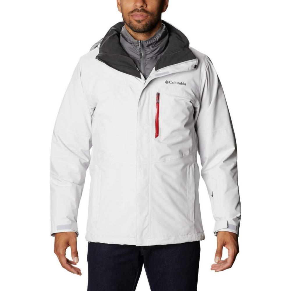 imageColumbia Mens Wild Card Interchange Jacket Thermal Reflective WarmthNimbus Grey