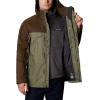 Columbia Men’s Timberline Triple Interchange Winter Jacket(Stone Green Jacquard Texture/Olive Green)