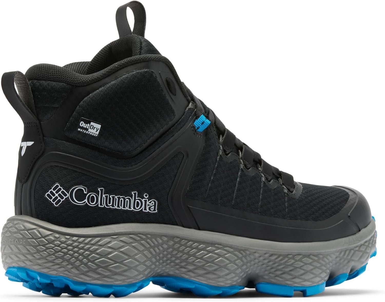 imageColumbia Mens Escape Thrive Titanium Mid OutdryBlackCompass Blue