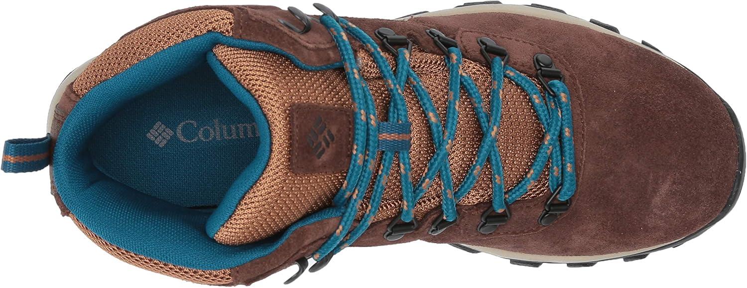 imageColumbia Mens Newton Ridge Plus II Suede Waterproof Hiking BootTobaccoLagoon