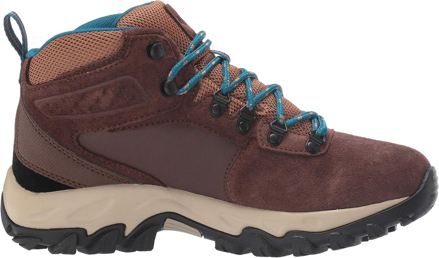 imageColumbia Mens Newton Ridge Plus II Suede Waterproof Hiking BootTobaccoLagoon