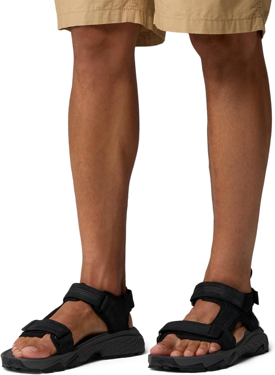 imageColumbia mens Peakfreak Rush Sandal LeaBlackDark Grey