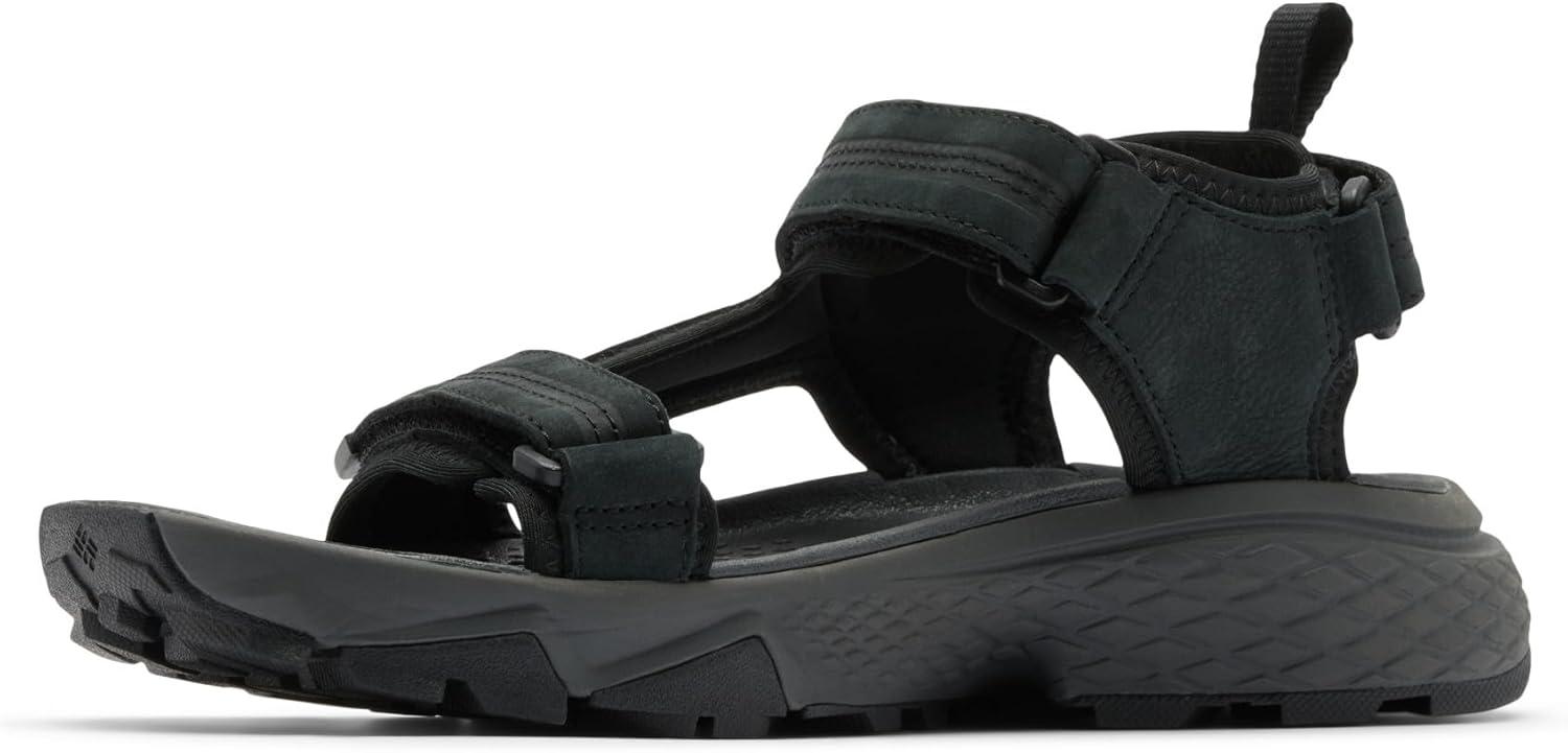 imageColumbia mens Peakfreak Rush Sandal LeaBlackDark Grey